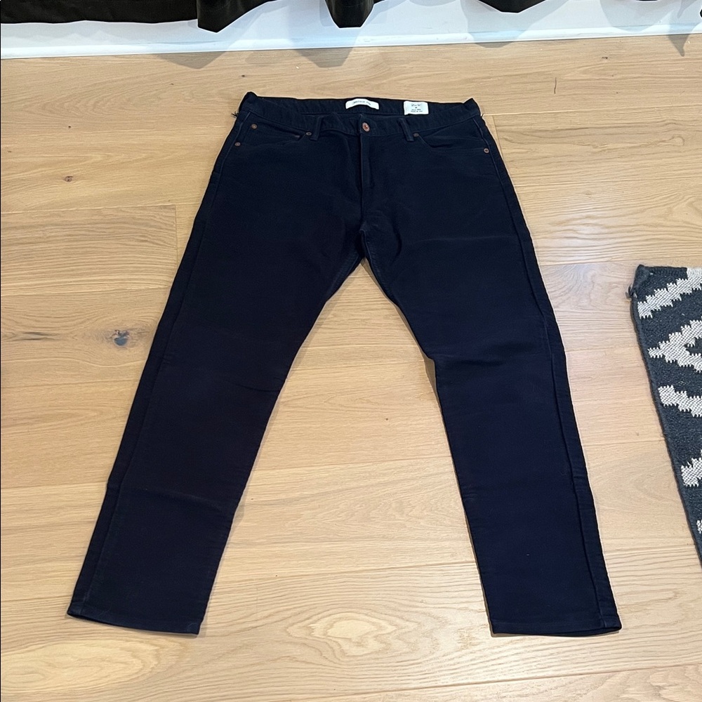 Billy Reid Men's Moleskin Dark Jeans